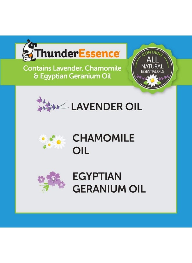 null - زيوت ThunderEssence العطرية المهدئة للكلاب | اللافندر والبابونج ونبات إبرة الراعي المصري الطبيعية | موصى بها من قبل الأطباء البيطريين | بخاخ 4 أونصات سائلة - Image 1