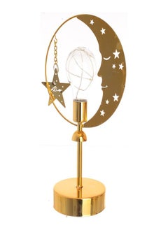 A Circle Inside It Is A Crescent And A Small Star With Battery-Powered Led Lighting - Gold - Ramadan Décor 27.5cm - pzsku/ZD05E9CA5537FAF0083E0Z/45/_/1738159005/c97107e9-b31b-4b70-9112-7543d892ea7c