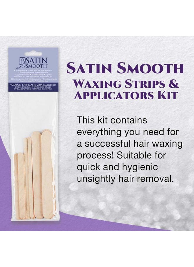 Satin Smooth Satin Smooth Non-Woven Cloth Waxing Strips & Applicators Kit, 2 packs  - Image 5