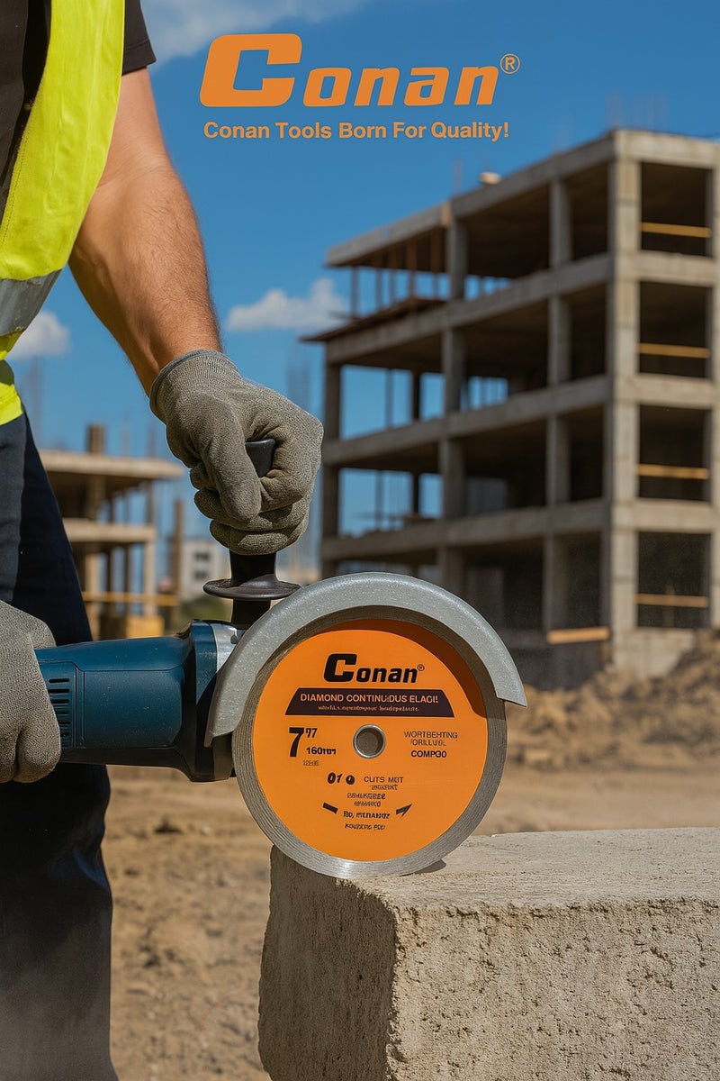 Conan 7" Diamond Continuous Blade COW180 – Wet or Dry Cutting, 22mm Arbor, 8600 RPM - Image 3