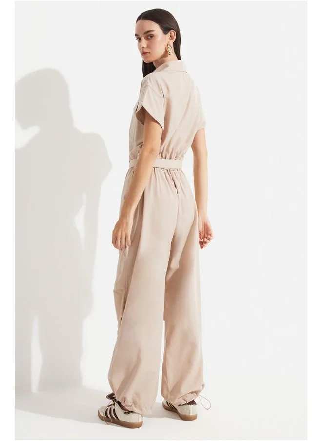 JUNE June Jumpsuit with Pocket Detail