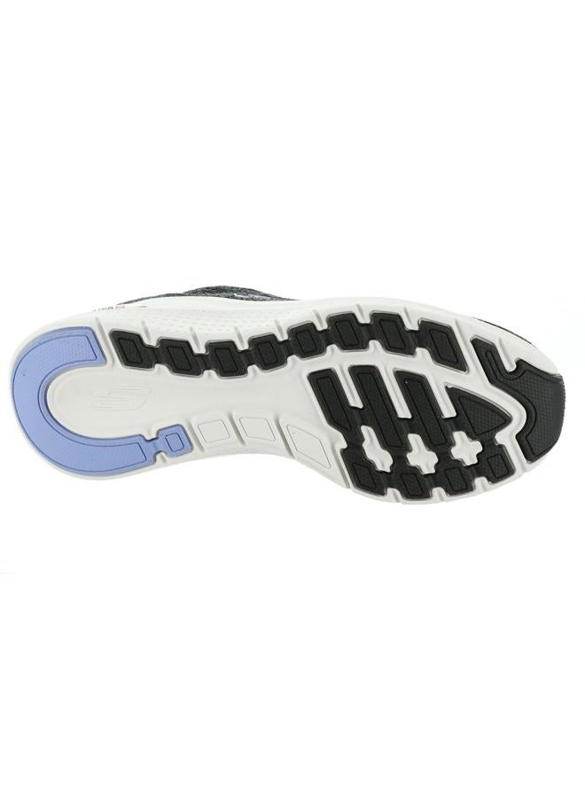 SKECHERS حذاء رياضي نسائي Arch Fit 2.0 - رؤية غنية، أسود/متعدد، 8 عريض - Image 3