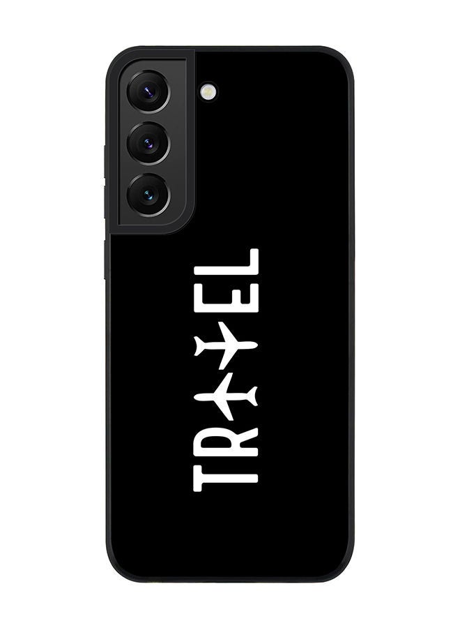 Stylizedd Rugged Black edge case for Samsung Galaxy S21 5G Slim fit Soft Case Flexible Rubber Edges Anti Drop TPU Gel Thin Cover - Travel - Image 1
