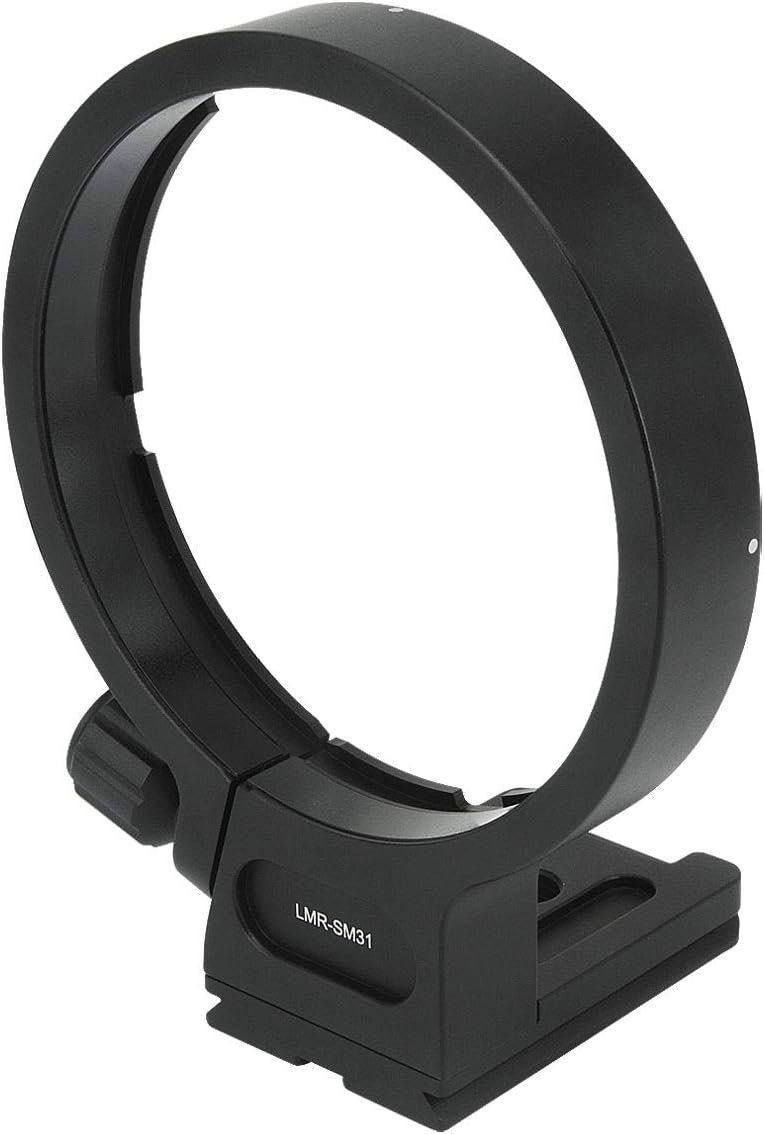 Haoge LMR-SM31 Tripod Mount Ring for Sigma 120-400mm f4.5-5.6, 150-500mm f5-6.3,50-500mm f4.5-6.3 f4-6.3, 80-400mm f4.5-5.6 EX, 120-300mm f2.8 EX Lens Collar Foot Built-in Arca Plate Replace TS-31 - Image 4