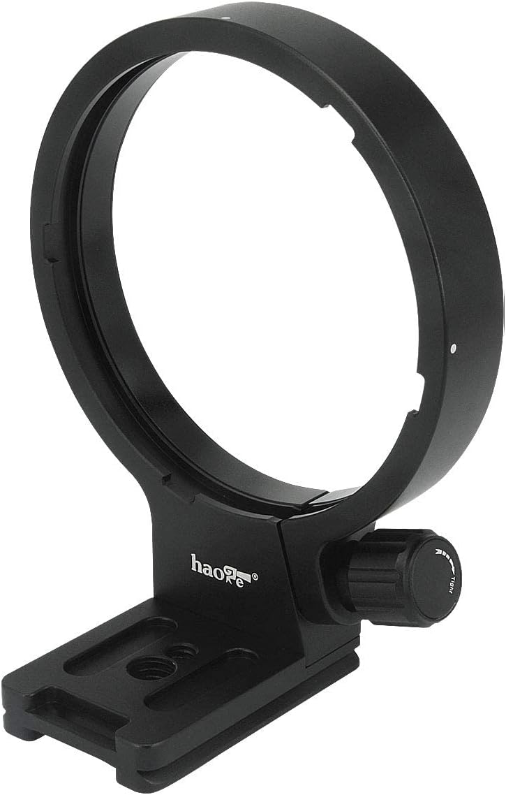 Haoge LMR-SM31 Tripod Mount Ring for Sigma 120-400mm f4.5-5.6, 150-500mm f5-6.3,50-500mm f4.5-6.3 f4-6.3, 80-400mm f4.5-5.6 EX, 120-300mm f2.8 EX Lens Collar Foot Built-in Arca Plate Replace TS-31 - Image 1
