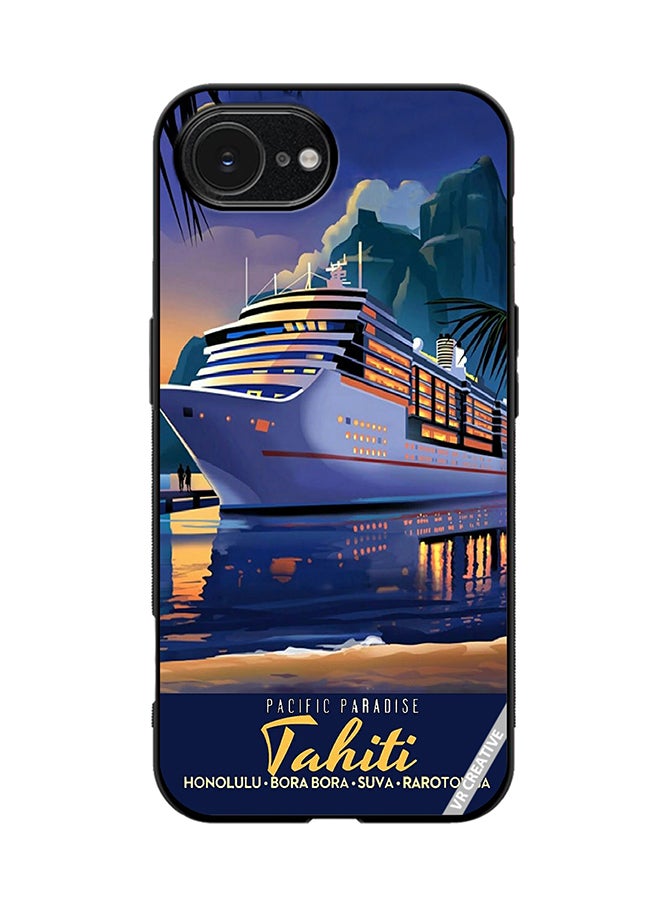 Protective Case Cover For Apple iPhone 16e Pacific Paradise Design Multicolour