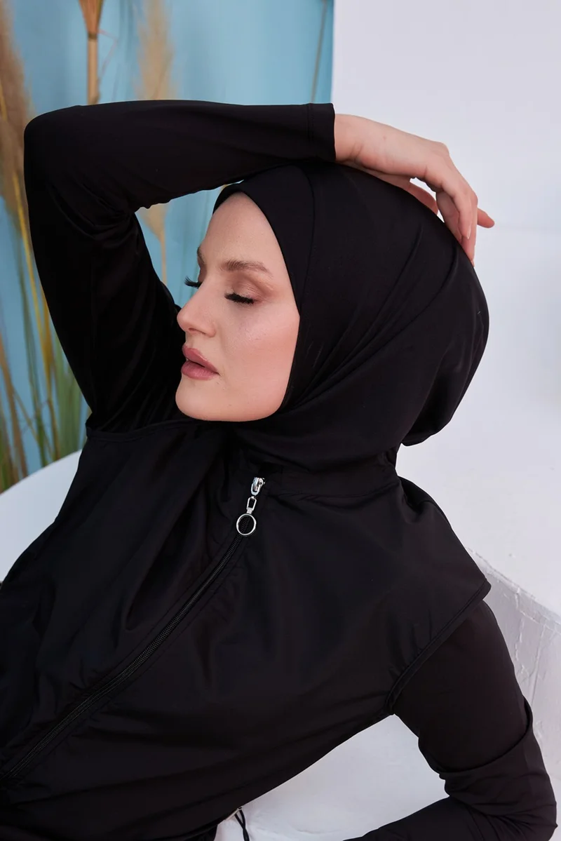 Remsa Mayo Remsa Swimsuit Swim Scarf Pool Sea Scarf Black Rbe-01