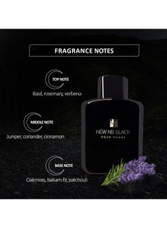 NB New NB Black EDT For Men 115 ml  - Image 3