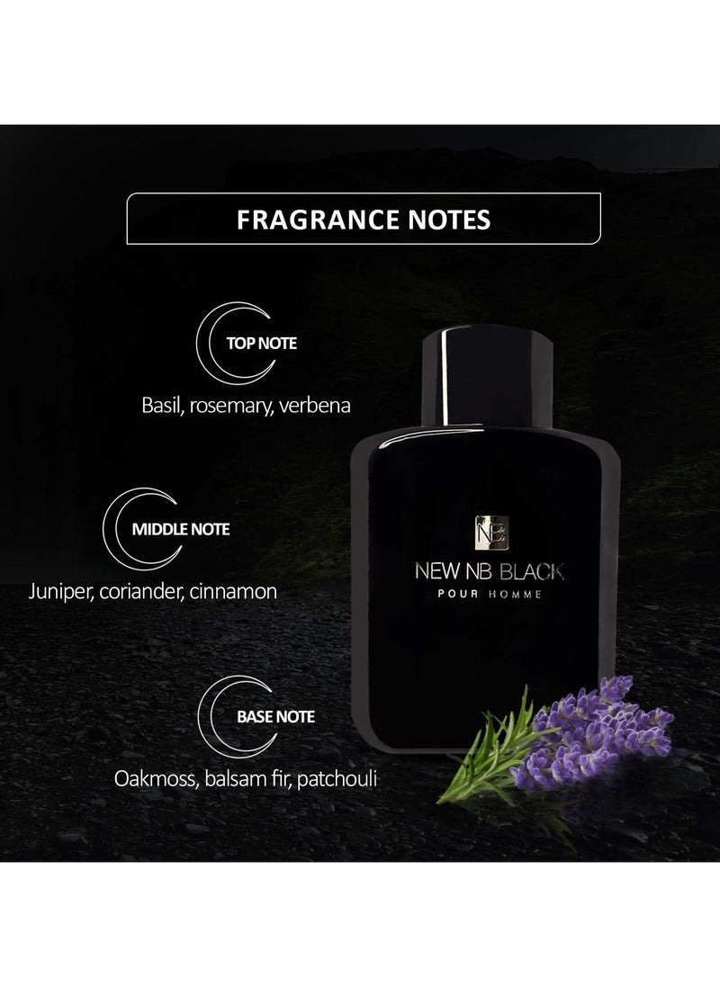 NEW NB - New NB Black EDT For Men 115 ml - Image 1