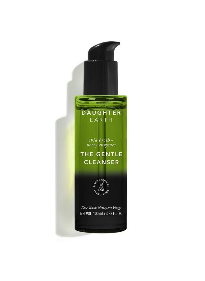 DAUGHTER EARTH Daughter Earth Face Wash Gentle Cleanser With Hydrating Formula, Chia Ferment & Papaya Enzyme | Supports Retinol System & Exfoliates for Fresh, Nourished Skin | Vegan & Non-Irritating - 100ml  - Image 1