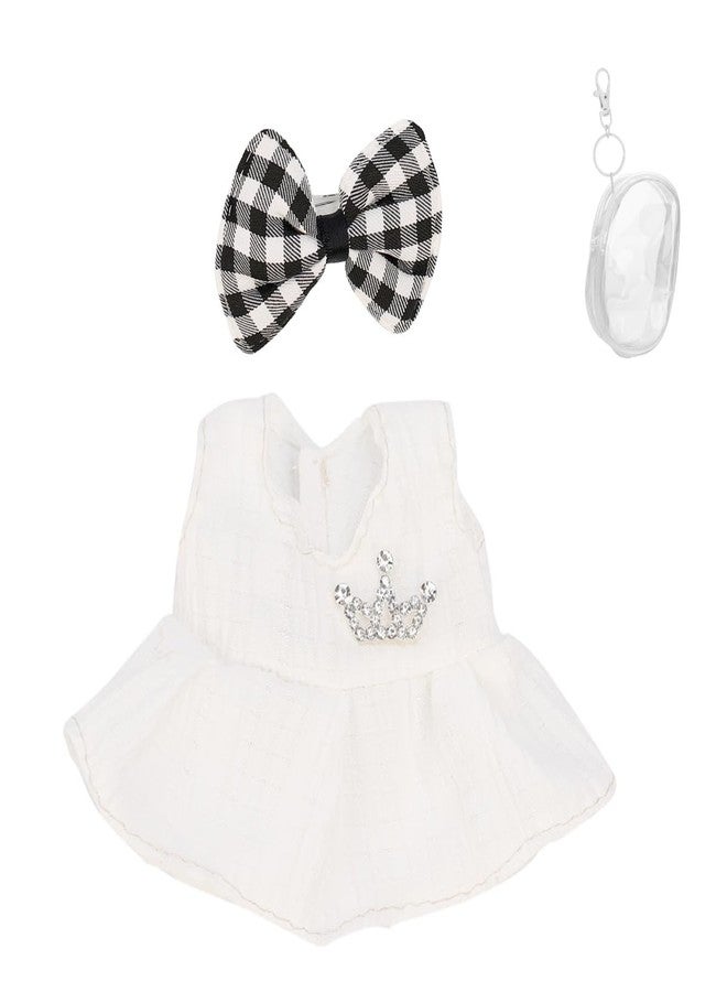 LEWOTE Clothes Set for 17cm Doll, Hat Suit Ornaments Accessories Set for Any 17cm/6.7inch Doll[with Accessories Storage Bag] (No.68) - Image 1