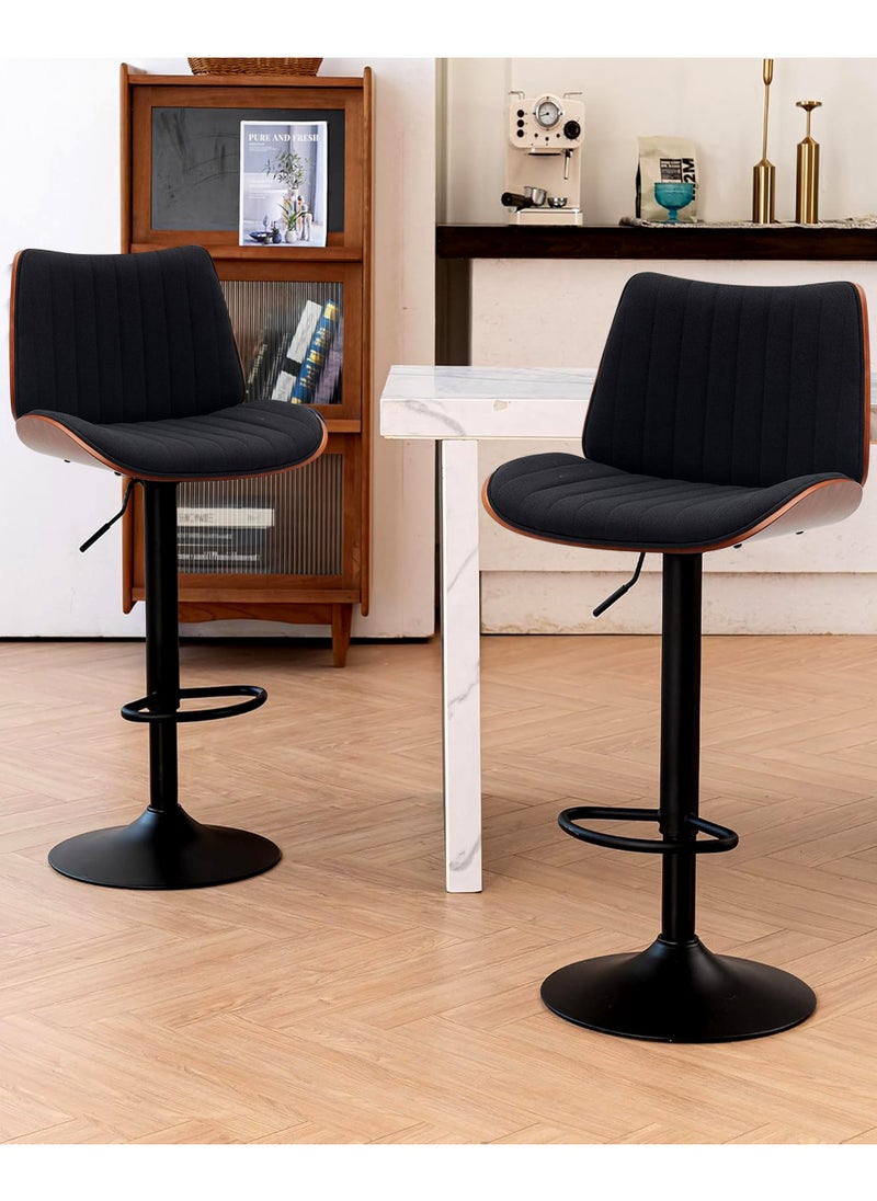 Generic - Set Of 2 Pieces Modern Counter Height Barstools - Image 1