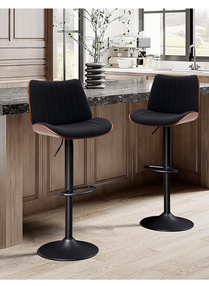 Generic - Set Of 2 Pieces Modern Counter Height Barstools - Image 1