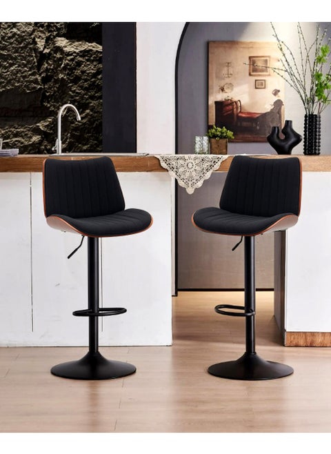 Set Of 2 Pieces Modern Counter Height Barstools