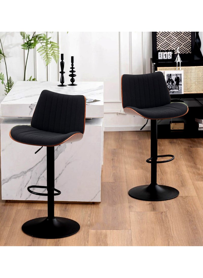 Generic - Set Of 2 Pieces Modern Counter Height Barstools - Image 1