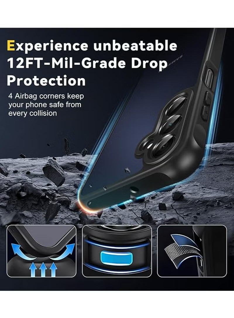 SNBFA Phone Case for Samsung Galaxy A16 5G/4G 6.5-Inch,Frosted Translucent Back Protective Slim Phone Cover with Anti-Fingerprints - Image 5