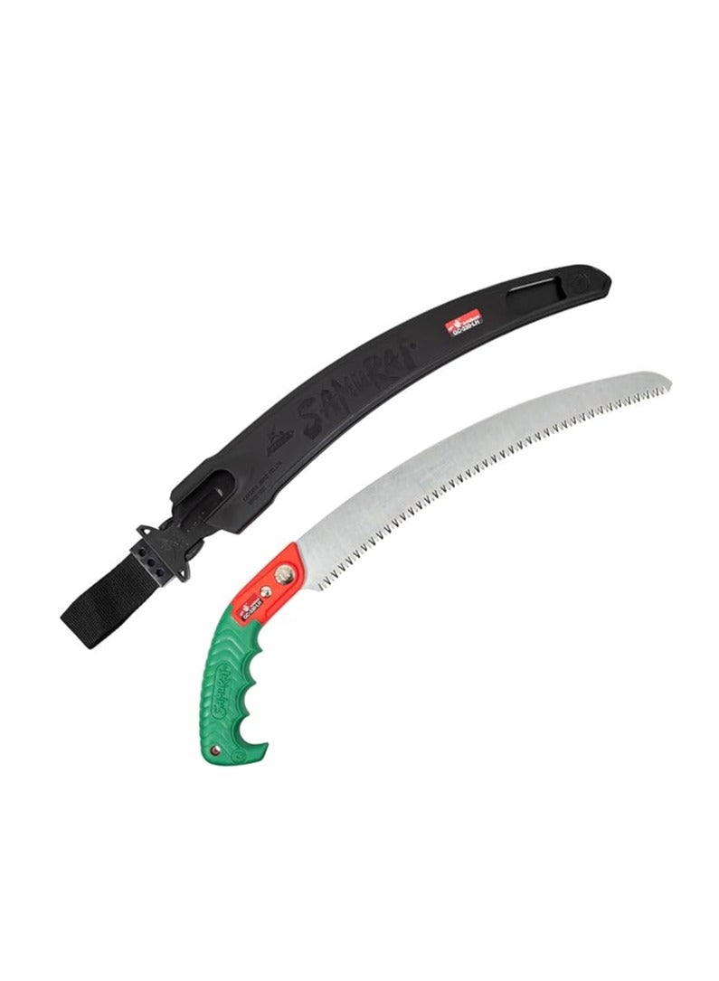 Samurai Samurai Ichiban 13" Curved Pruning Saw with Scabbard (GC-330-LH) 