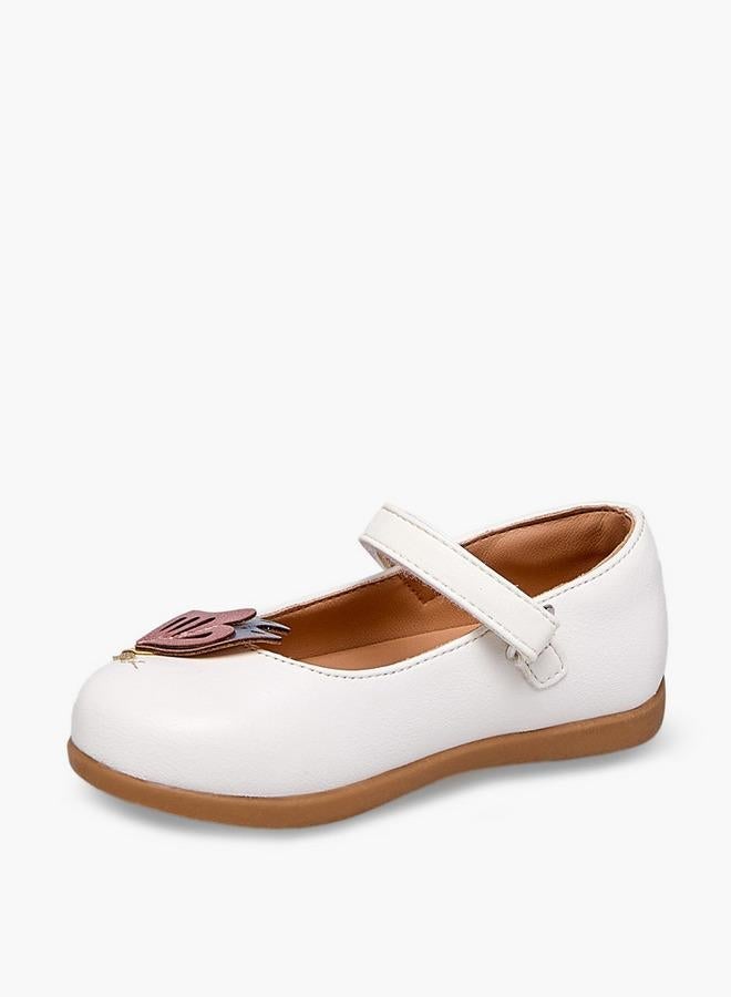 Barefeet Girls Butterfly Embellished Mary Jane Shoes - Image 4