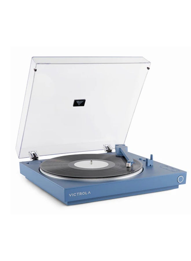 Victrola Fully Automatic Bluetooth Turntable w Audio Technica ATN3600L Cartridge, Automatic Repeat Function, 2-Speed Vinyl Record Player, Wireless Bluetooth Streaming, Preamp & Aluminum Platter Blue - Image 3