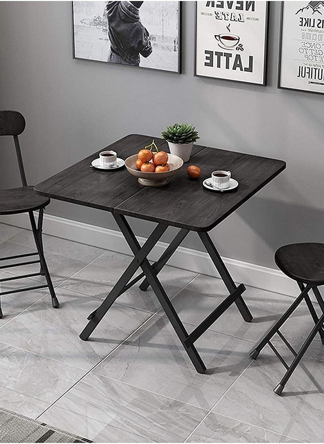 Generic - Foldable Table, Portable Camping Table, Indoor Household Dining Table Folding Table, Outdoor Leisure and Convenient Picnic Table60 * 60 * 55cm - Image 1
