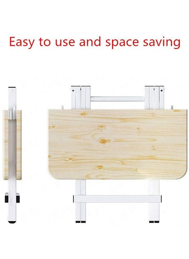Generic - Foldable Table, Portable Camping Table, Indoor Household Dining Table Folding Table, Outdoor Leisure and Convenient Picnic Table60 * 60 * 55cm - Image 1
