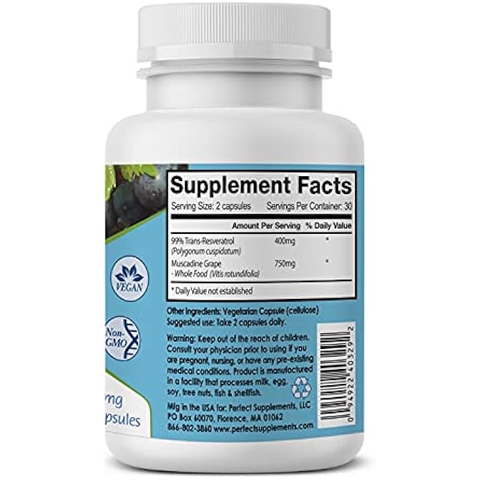 Perfect Supplements Rhodiola Rosea, for Better Focus, Energy, and Stress Relief, Optimal 3% Rosavins to 1% Salidroside Ratio, a Natural Adaptogen ~60 Vegetable Capsules - Image 2