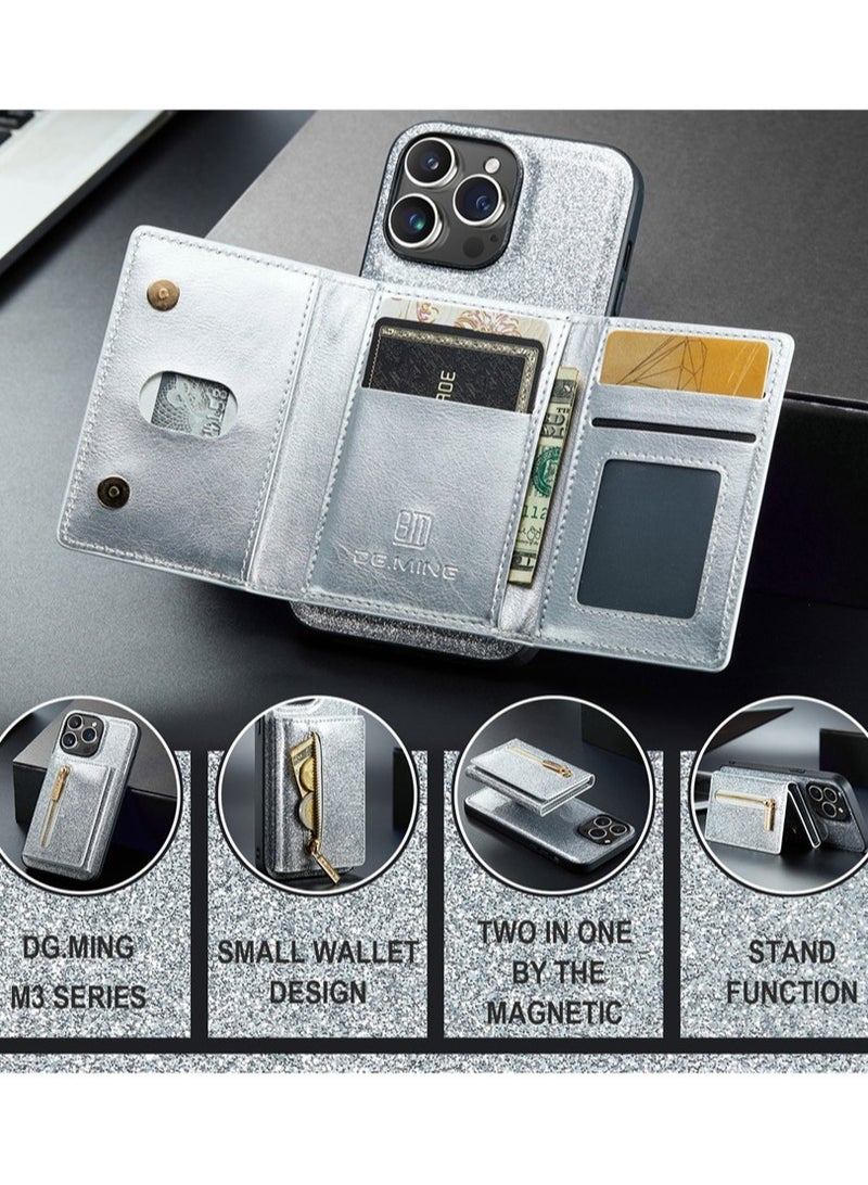 14ProMa Magnetic Secure Wallet， Lightweight Magnetic Phone Card Holder for Apple Cell Phones  - Image 4