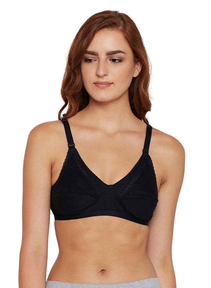 Bodycare Body Care Women's Black Colour Bra - Image 1
