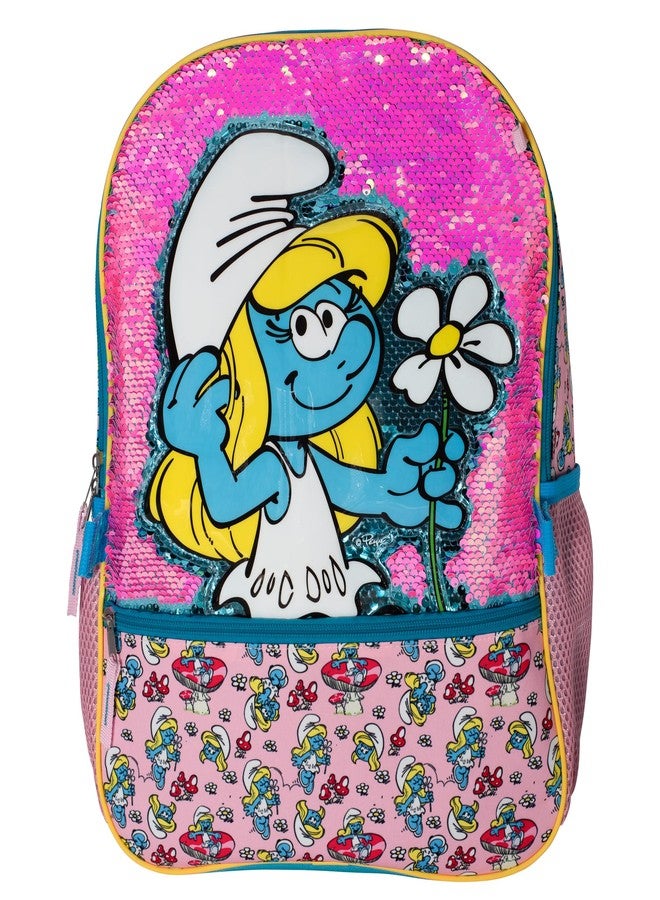 Accessory Innovations 'AI ACCESSORY INNOVATIONS Bluey 4 Piece Backpack Set for Pre-School Girls & Boys, Kids 16'' School Bag', Smurfs, One Size, Character - Image 4