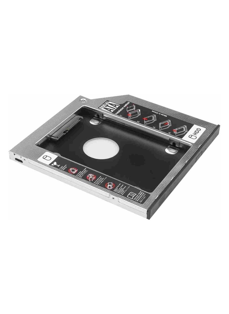 SOLDOUT SATA 3.0 2nd HDD Caddy 9.5mm 2.5" 2TB SSD Case Hard Disk Enclosure for Laptop DVD-ROM Optical Slot  - Image 5