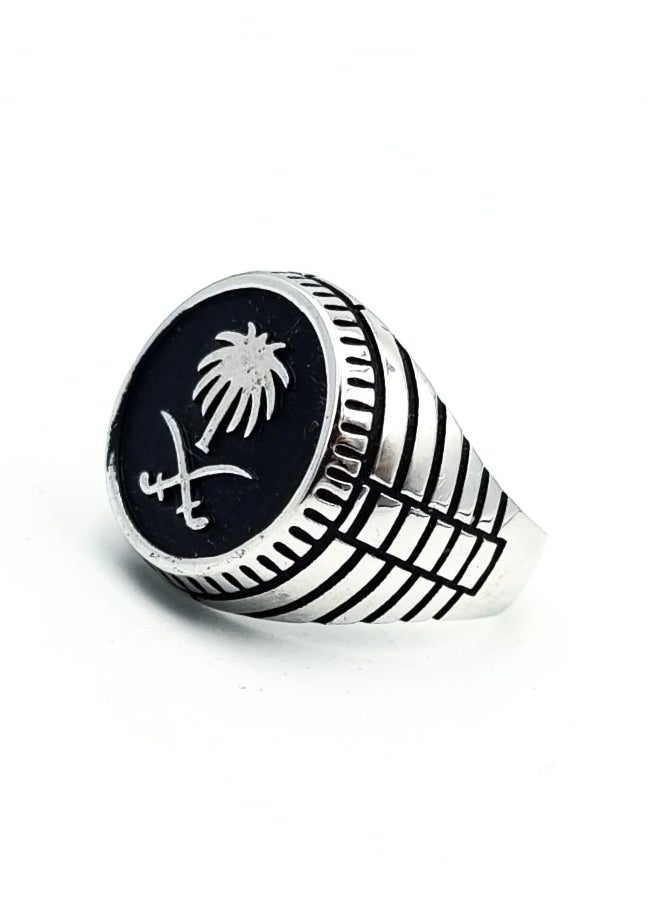ماركة غير محددة خاتم فضة رجالي  - Image 1