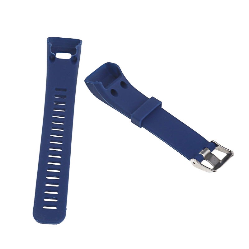 SING F LTD Watch Strap Sports Band Bracelet Wrist Straps Blue Embossing Replacement Compatible with GARMIN Vivosmart HR+ Approach X10/X40 Fitness Watch - Image 3