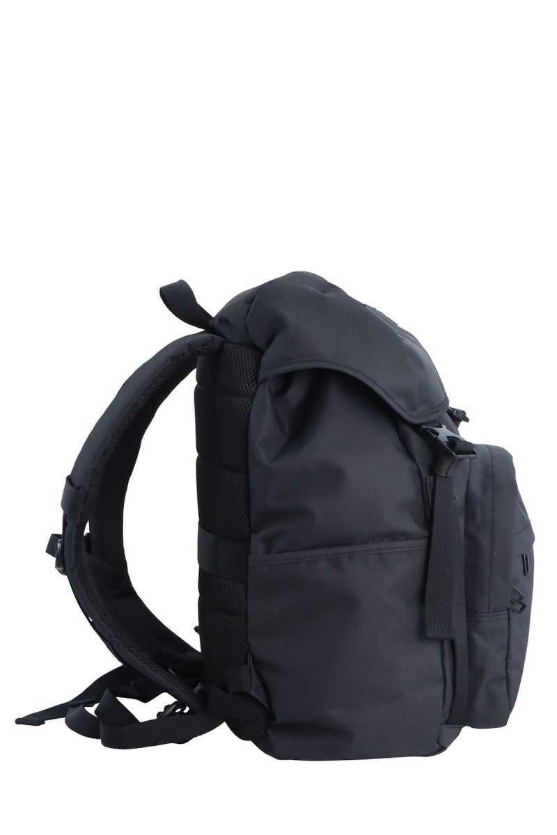 Discovery Discovery Downtown Travel Backpack 26L – Black|RPET Laptop Backpack with Buckle Flap & RFID Protection - Image 5