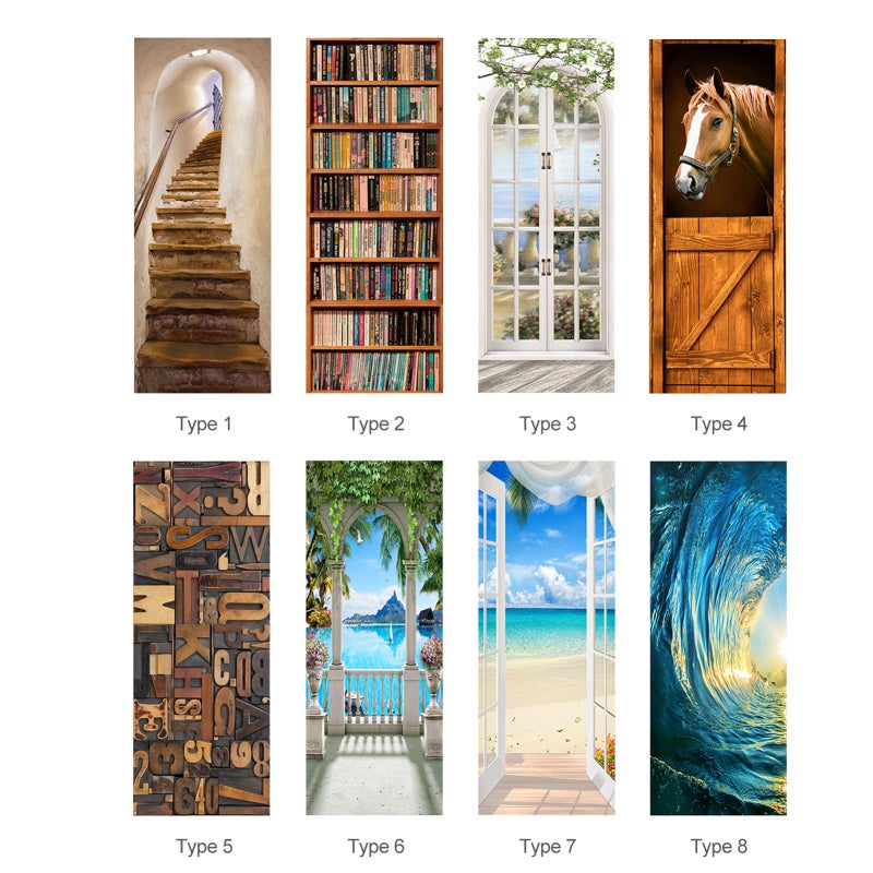 Wall Decals: PVC Decal Premium Durable Self-Adhesive - Colorful Nature Theme Decorative Sticker for Home Decor, Flawed Wall Covering, Gift Giving - Image 2