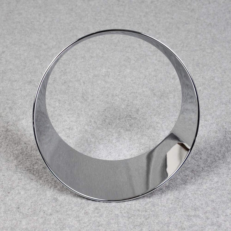 Beautost Chrome Headlight Lamp Cover Trim for Jeep Wrangler 2018-2019 - Image 3
