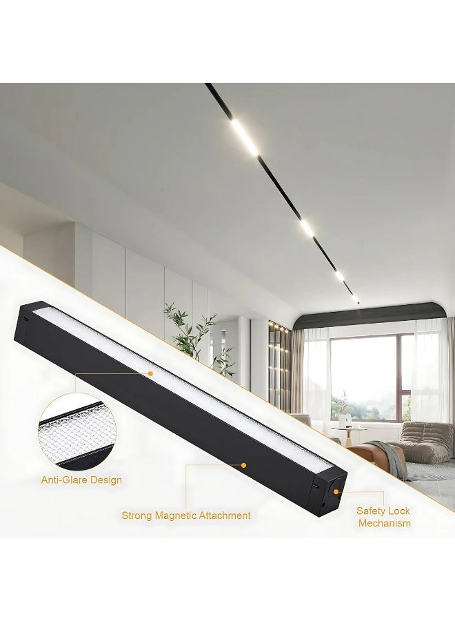 جنيكسو كشاف مسار ذكي مغناطيسي من GNEXU – 20W | قابل للتعتيم | 3 أوضاع إضاءة (3000K-4000K-6000K) - Image 3