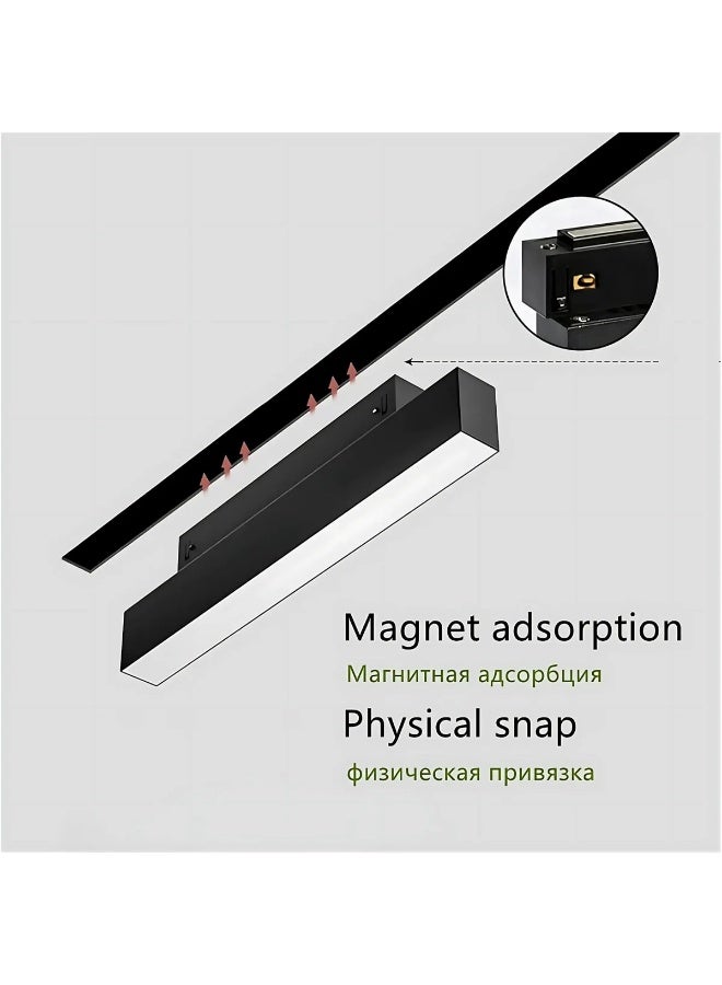 جنيكسو كشاف مسار ذكي مغناطيسي من GNEXU – 20W | قابل للتعتيم | 3 أوضاع إضاءة (3000K-4000K-6000K) - Image 4