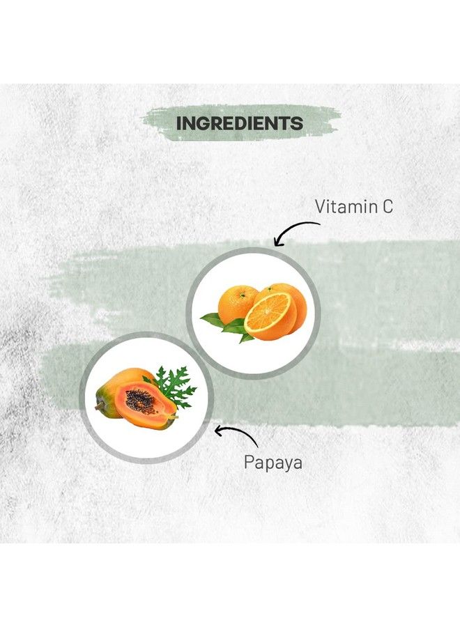 LUSTER Papaya Frucare Face Wash ; Enriched With Vitamin C Extracts ; Herbal Face Wash ; Anti Pigmentation & Dark Spot Reduction ; Paraben Free 110 Ml (Pack Of 2) - Image 5