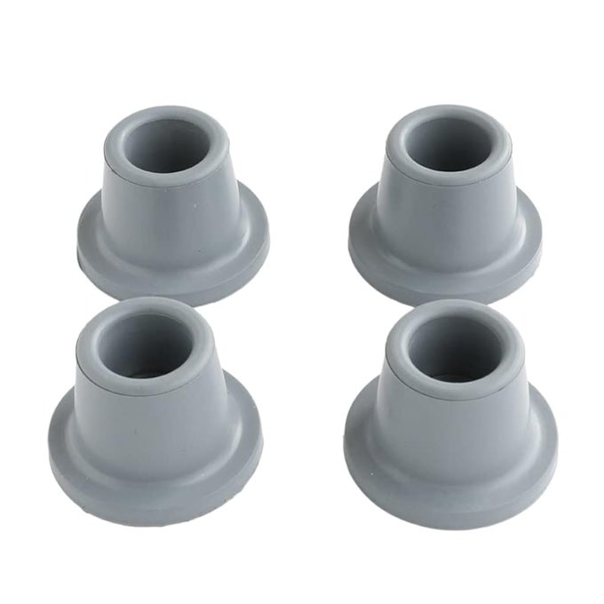 SHOWER CHAIR TIPS REPLACEMENT HEAVY DUTY 4 PACK GRAY 1 RUBBER TIPS FOR BATH CHAIR SHOWER STOOL AND TUB TRANSFER BENCH NON SLIP LEG TIPS RUBBER FEET 1 4 PACK