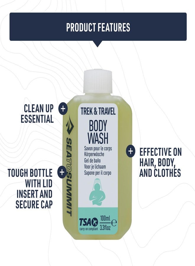 Sea to Summit Trek and Travel Liquid Body Wash Soap, 4-Pack (4 x 89ml Bottles) - Image 4