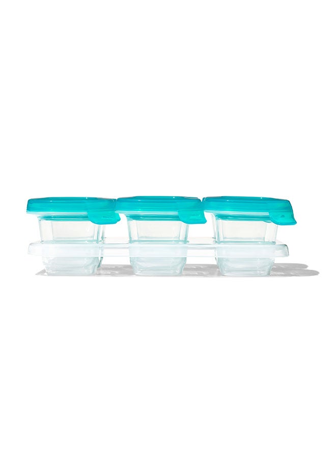 OXO TOT Silicone Baby Blocks, 2 Oz, Teal - Image 3
