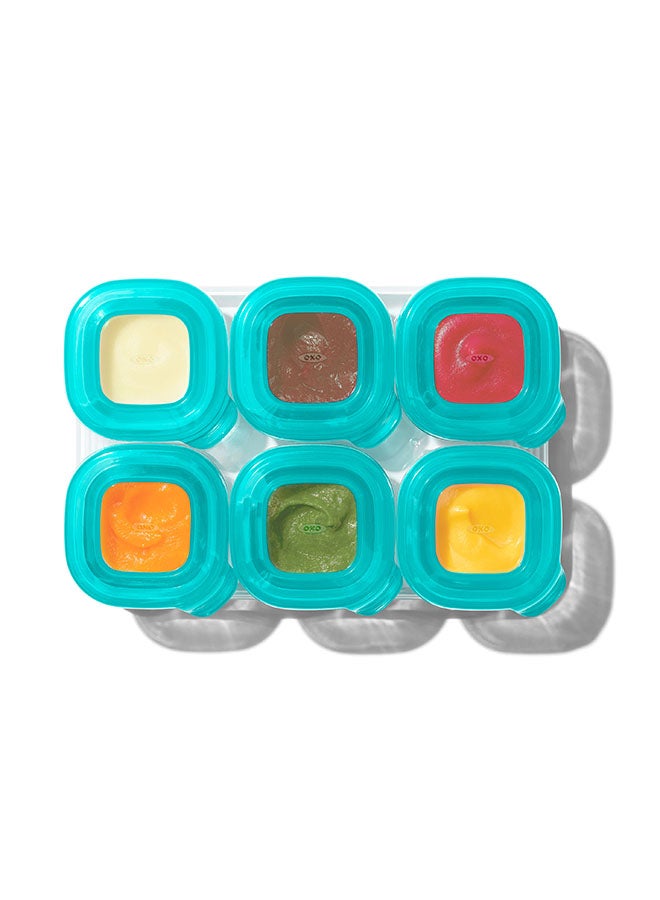 OXO TOT Silicone Baby Blocks, 2 Oz, Teal - Image 5