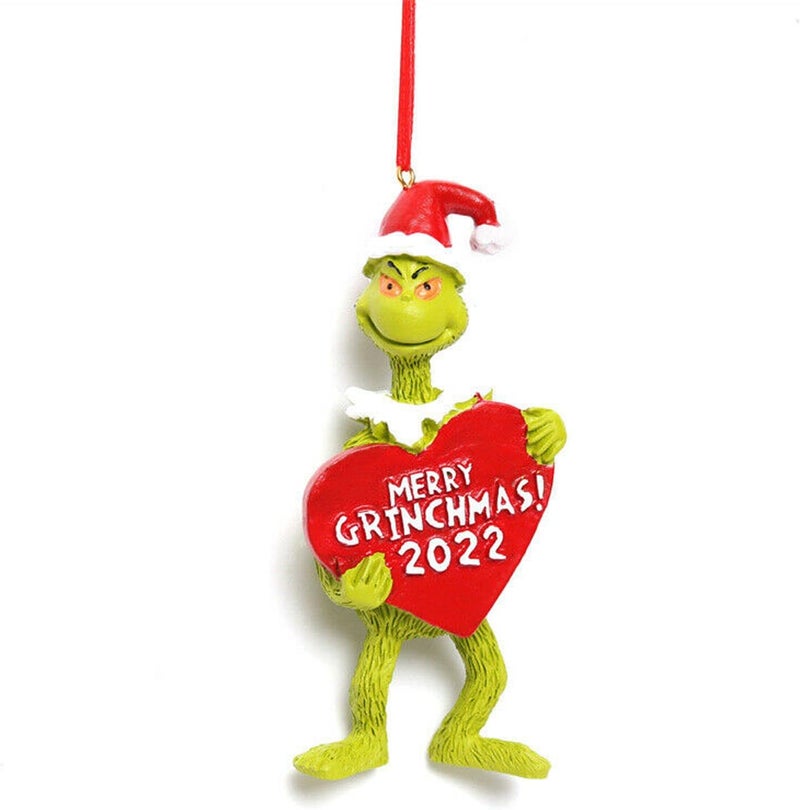 woobles Xmas Elf Resin Pendant Christmas Tree Decoration Christmas Decoration & Gifts (Heart)