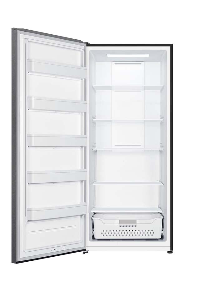 ClassPro فريزر عمودي / ثلاجة، قابلة للتحويل 21.1 قدم مكعب، 592 لتر، باب واحد فضي داكن - Image 2