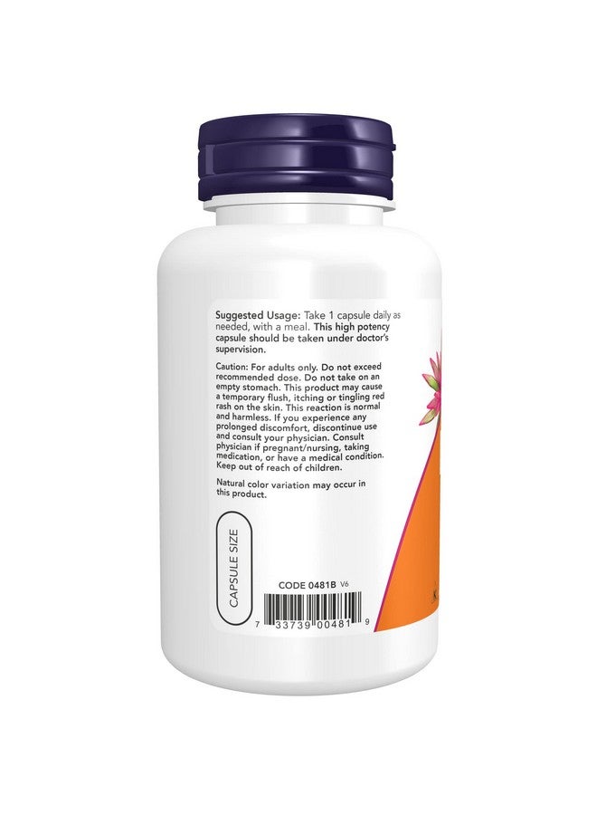 now Supplements Niacin (Vitamin B3) 500 Mg Essential Bgroup Vitamin* Nutritional Health 100 Capsules - Image 4