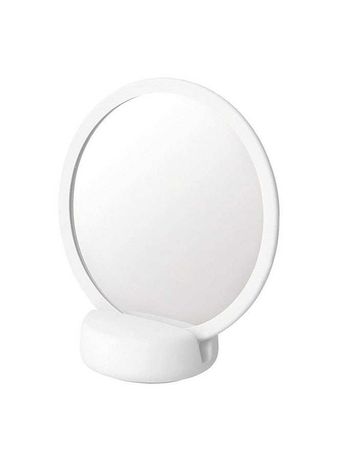 مرآة سونو مكبرة 18.5 سم × 17 سم × 9 سم / 7.3 × 6.7 × 3.5 بيضاء