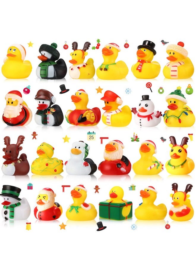 24 Pcs Christmas Rubber Duck 2 Inch Mini Ducking Toy 24 Boys Girls Float Bath Xmas Decoration Gift For Ducking Baby Showers Birthday Party Favors - pzsku/ZD06004F6AE2B70A750F3Z/45/_/1734347897/bed00ee7-edf7-4add-bb34-738c40553a2a