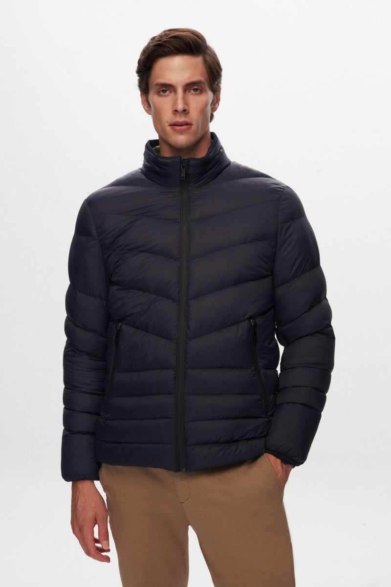 twn Slim Fit Navy Blue Coat 1EC0712210029  - Image 1