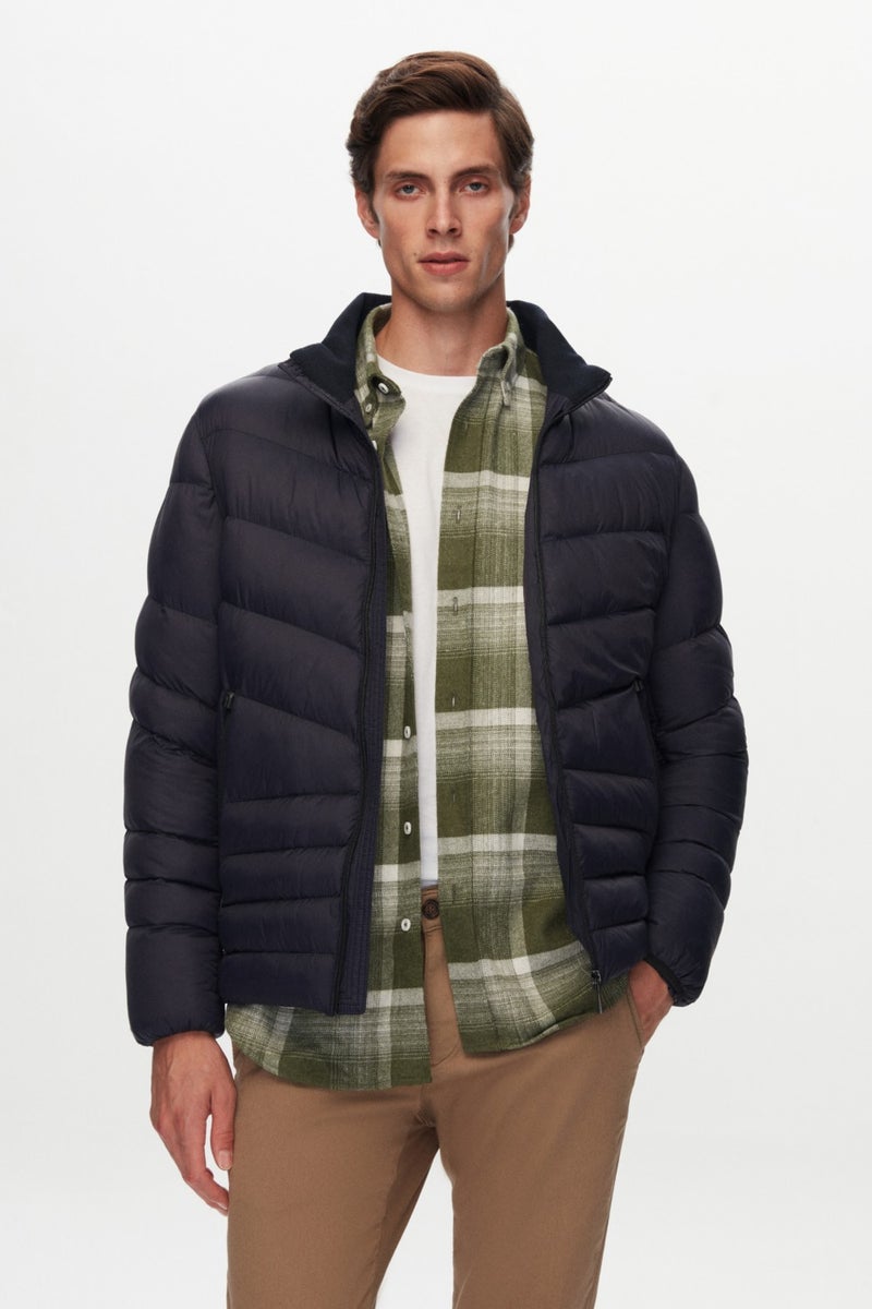 twn Slim Fit Navy Blue Coat 1EC0712210029  - Image 2