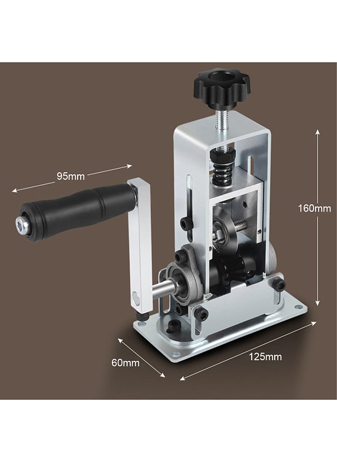 Generic Portable Household Wire Stripper Manual Wire Stripping Tool 1-25mm Cable Electric Peeling Machine with Hand Crank Support Use with Hand Electric Drill  - Image 4